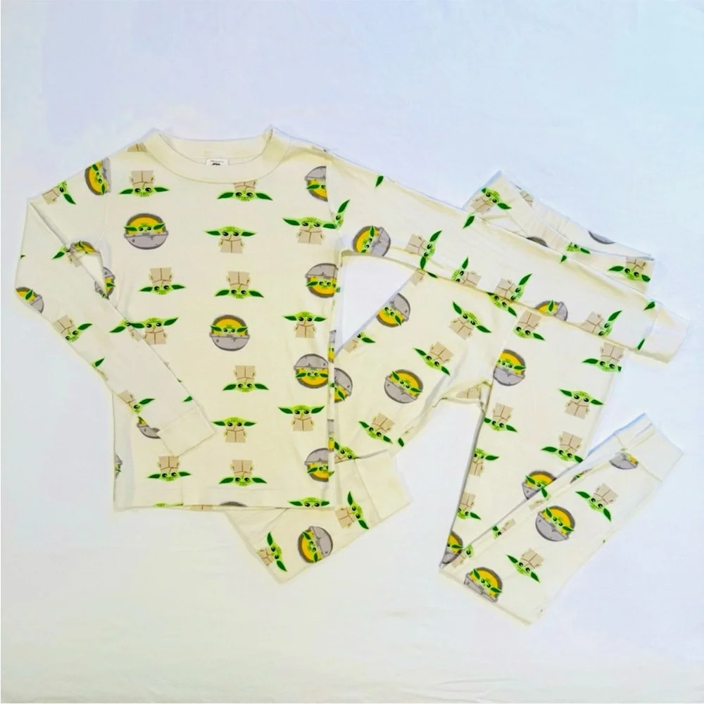 Hanna Andersson Grogu Pajama Set Boys 10 140 cm Girls Long Johns The Mandalorian